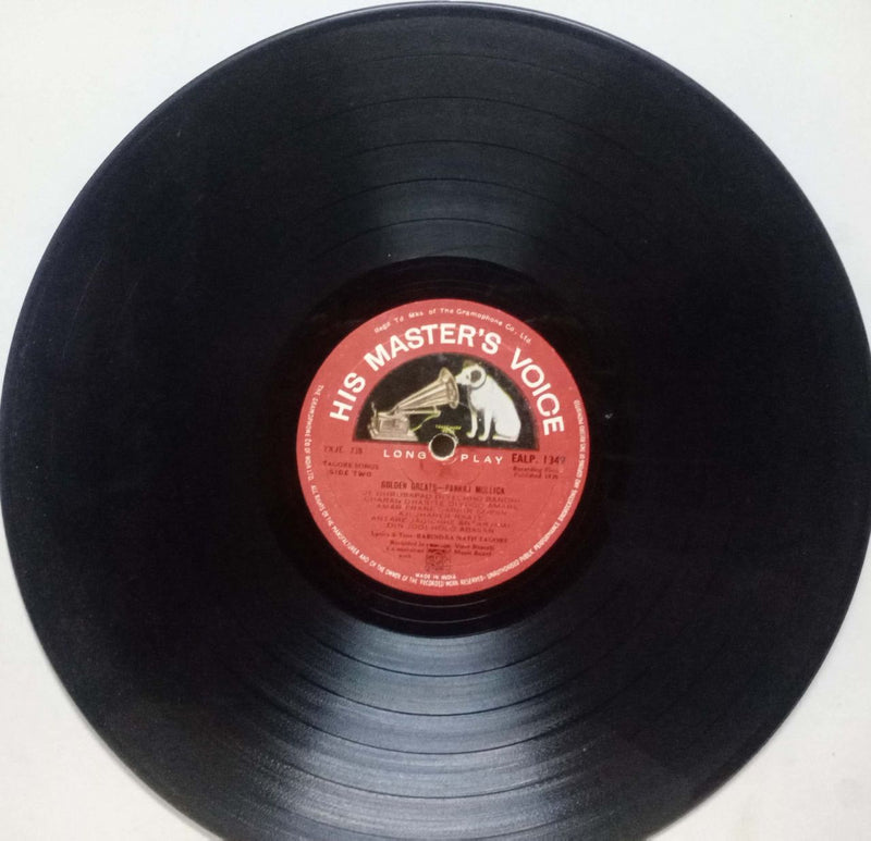 VIBYL LP -NO Sleeve by Golden Greats Pankaj Mullick — LP vinyl record cover