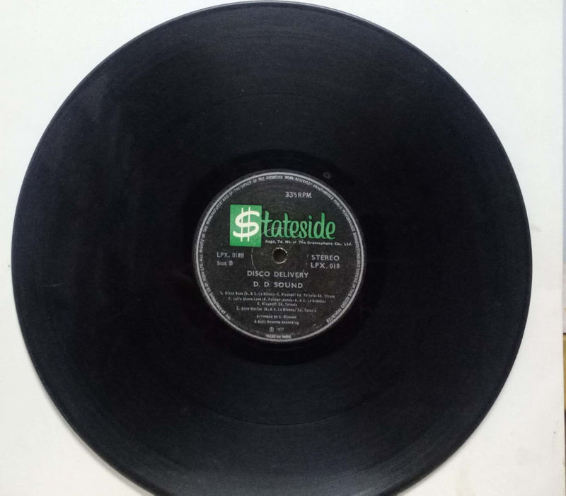 No Sleeve by Disco Delivery D.D Sound — disco LP vinyl record cover