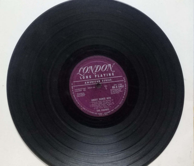 No Sleeve by The Champs Great Dance Hits — LP vinyl record cover