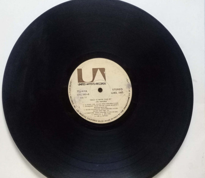 No Sleeve by To Watch Girls By The Ventures — LP vinyl record cover