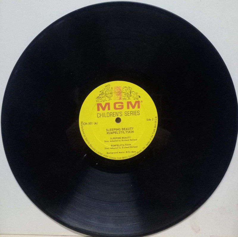 Snow White &The Seven Dwarfs And Sleeping Beauty Rumpelstil Tskin — LP vinyl record cover