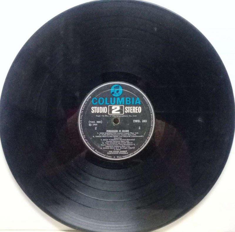 Percussion In Colour — LP vinyl record cover