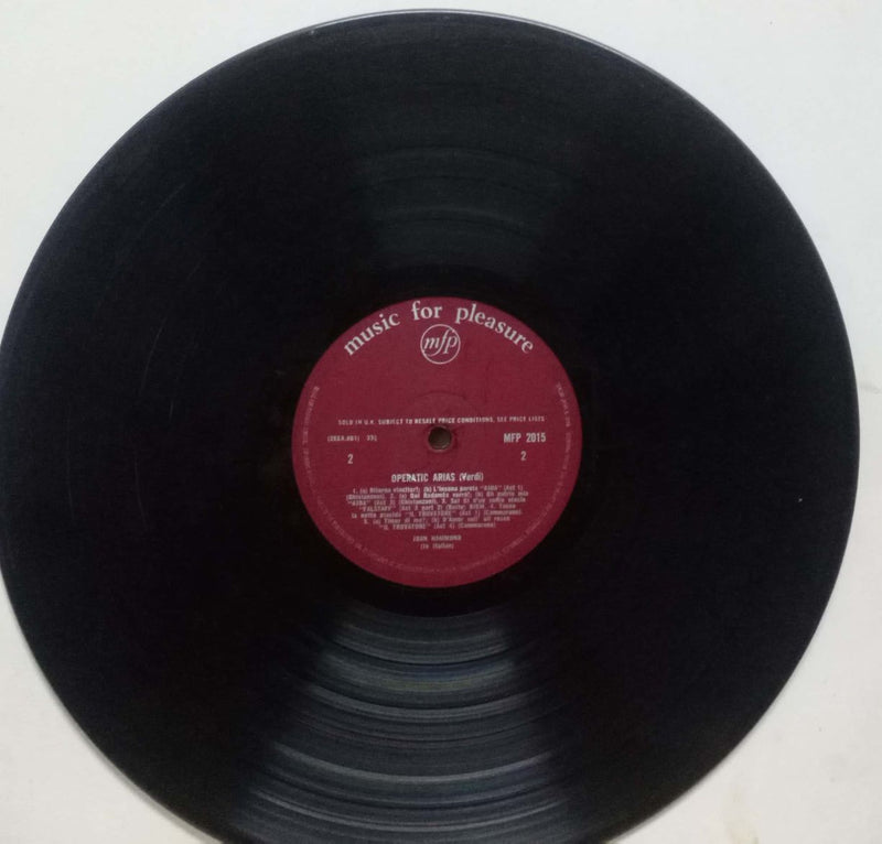 Operatic Arias — LP vinyl record cover