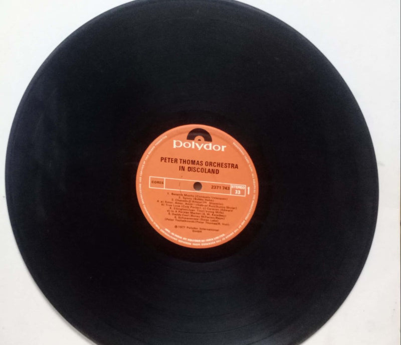 Ebglish by Peter Thomas Orchestra In Discoland — disco LP vinyl record cover