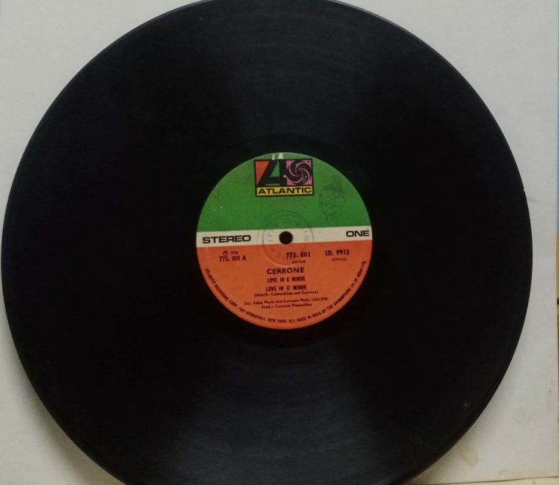 No Sleeve by Cerrone Love In C Minor — LP vinyl record cover