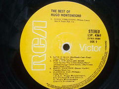 THE BEST OF HUGO MONTENEGRO - ENGLISH VINYL LP - NO SLEEVE