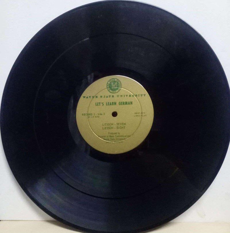 Let'S Learn German Lesson Five To Eight — LP vinyl record cover