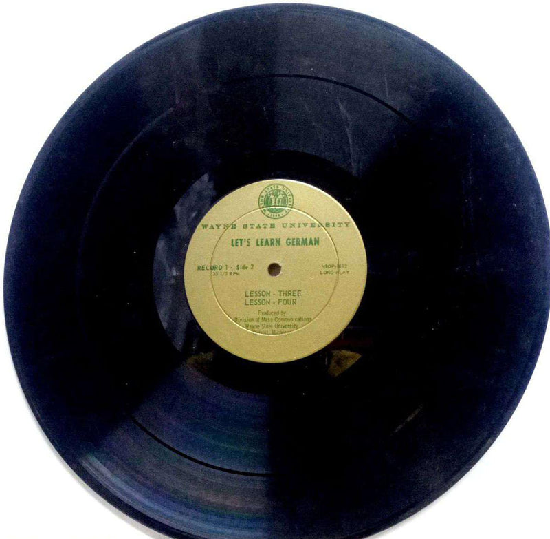 Four by Let'S Learn German Lesson One — LP vinyl record cover