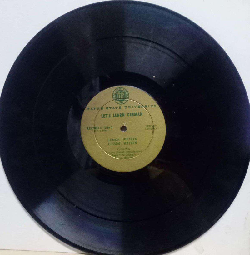 Let'S Learn German Lesson Thirteen To Sixteen — LP vinyl record cover