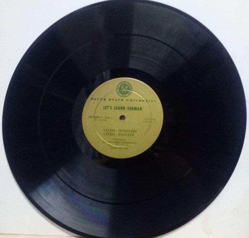 Let'S Learn German Lesson Seventeen To Twenty — LP vinyl record cover