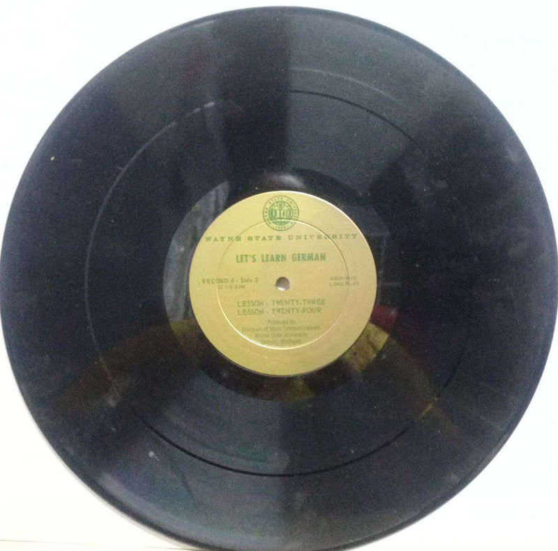 Let'S Learn German Lesson Twenty One To Twenty Four — LP vinyl record cover