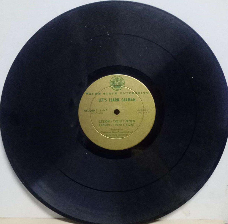 Let'S Learn German Lesson Twenty Five To Twenty Eight — LP vinyl record cover