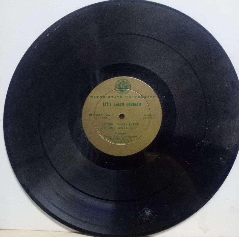 Let'S Learn German Lesson Thirty Three To Thirty Six — LP vinyl record cover