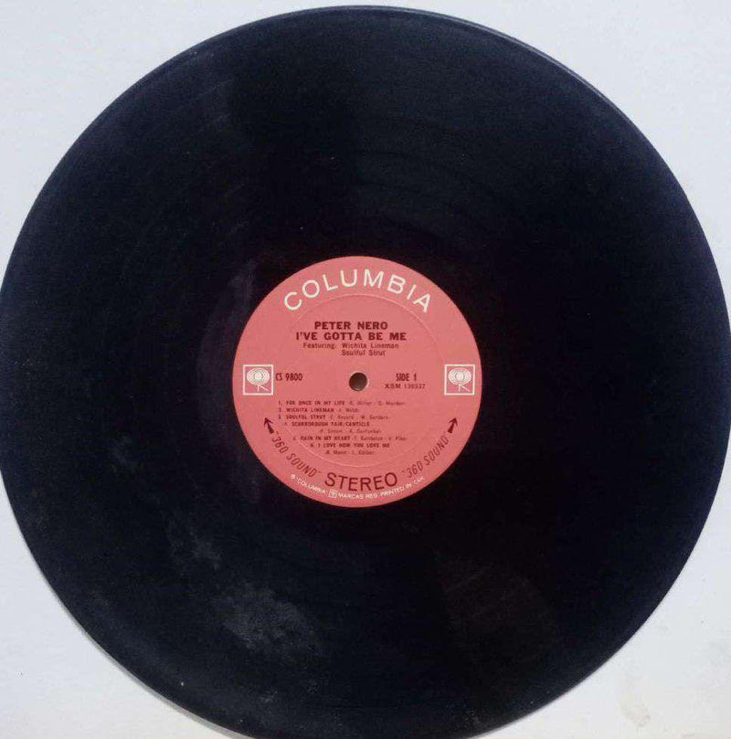 Peter Nero I'Ve Gotta Be Me — LP vinyl record cover