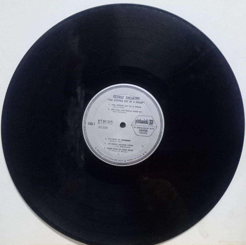 George Shearing You Stepped Out Of A Dream — LP vinyl record cover