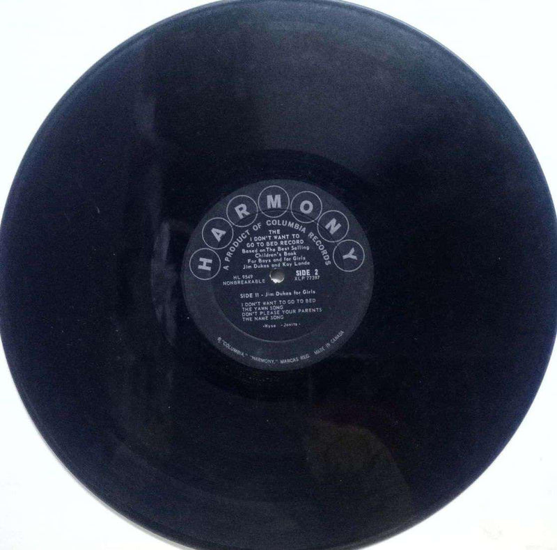 The I Don'T Want To Go To Bed — LP vinyl record cover