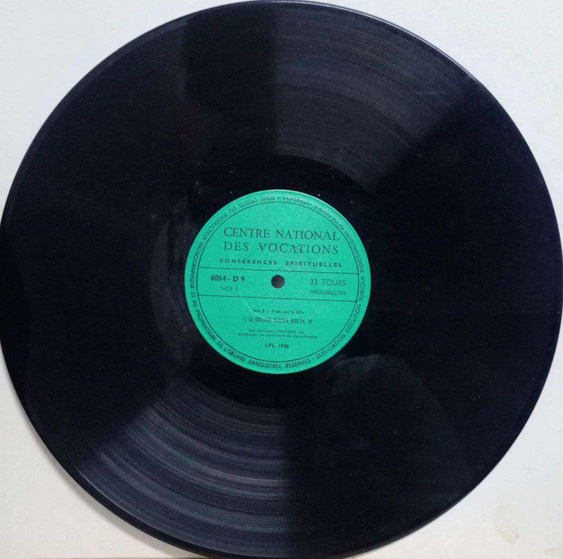 Centre National Des Vocations — LP vinyl record cover