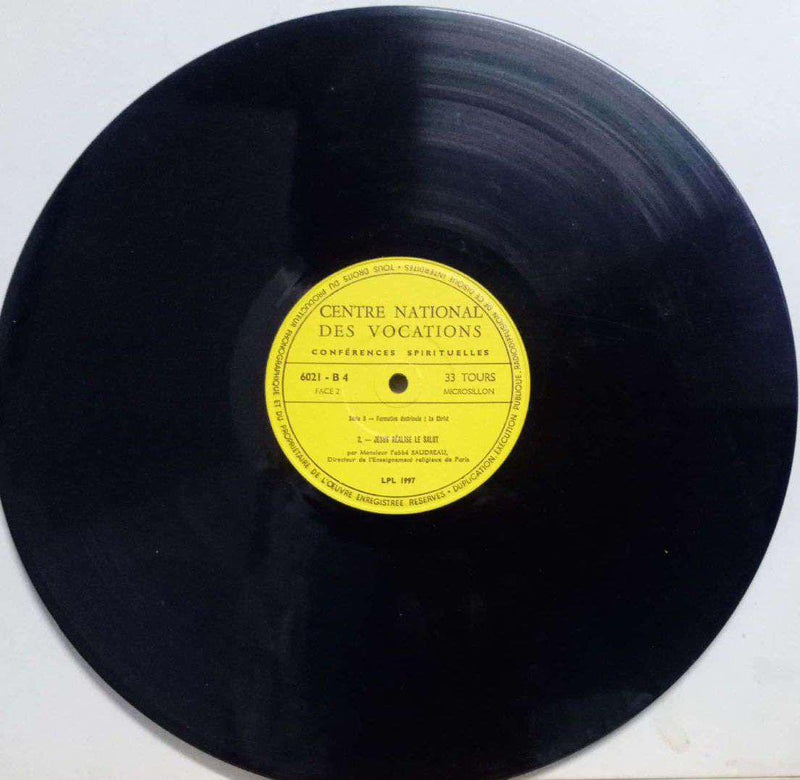 Centre National Des Vocations — LP vinyl record cover