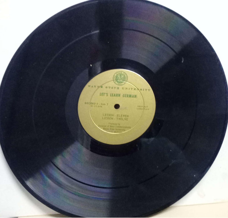 Let'S Learn Germam Lesson Nine To Twelve — LP vinyl record cover