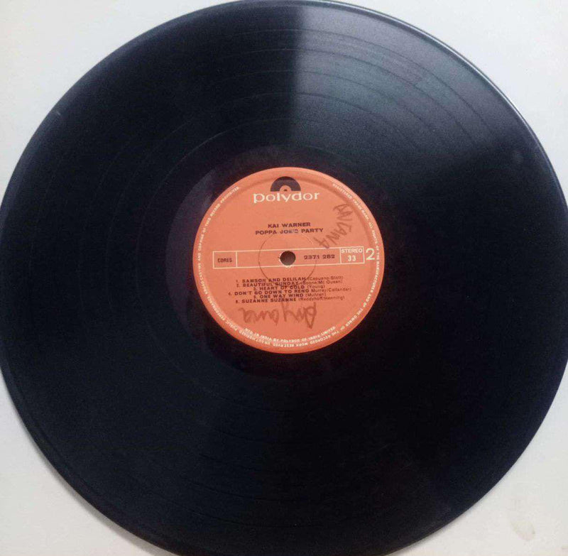 Kai Warner Poppa Joe'S Party — pop LP vinyl record cover