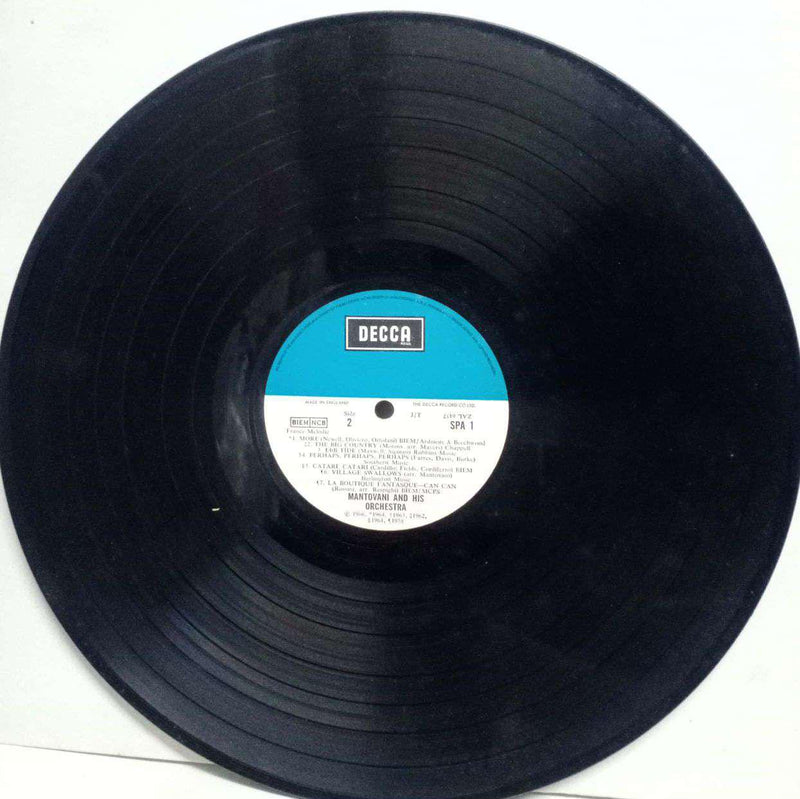 No Sleeve by Mantovani And His Orchestra Gema And France Melodie — LP vinyl record cover