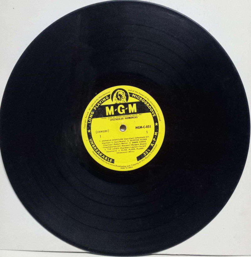 No Sleeve by Spectacular Harmonicas — LP vinyl record cover