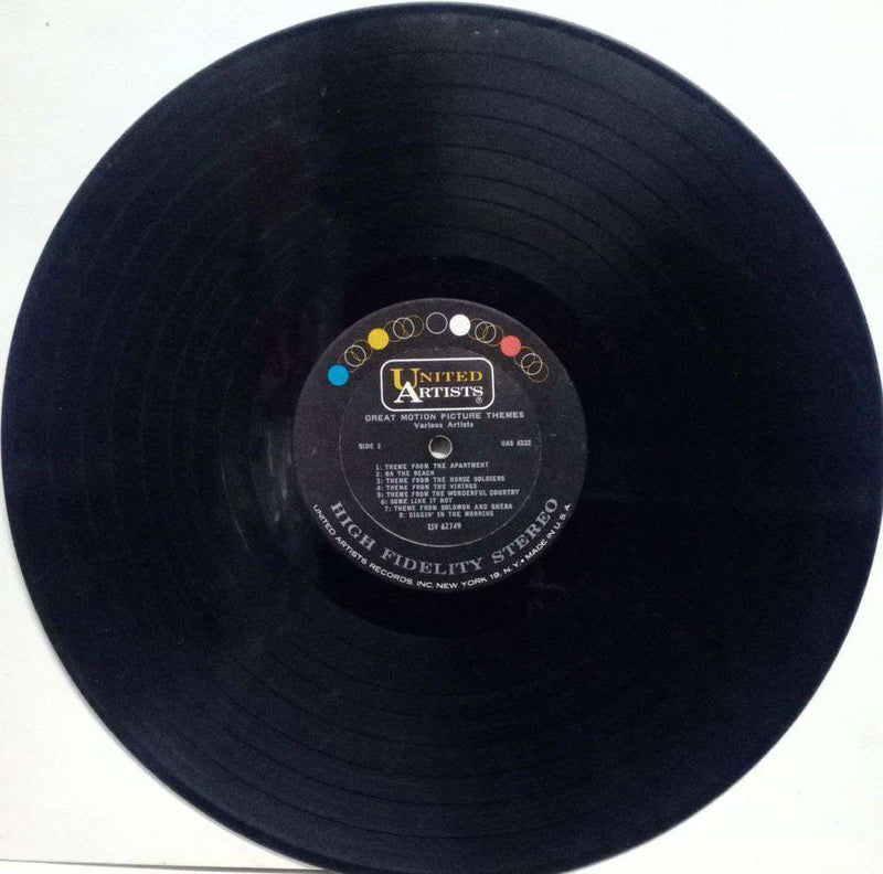 No Sleeve by Great Motion Picture Themes — LP vinyl record cover