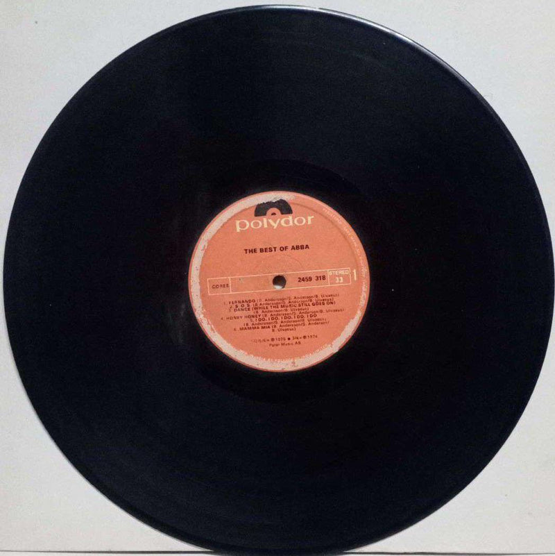 No Sleeve by The Best Of Abba — LP vinyl record cover
