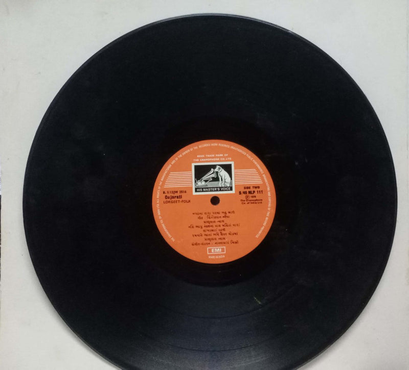 No Sleeve by Lokgeet — Gujarati LP vinyl record cover