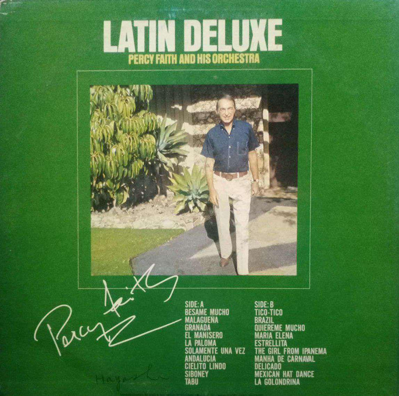 Percy Faith Super 20 Latin Deluxe — LP vinyl record cover