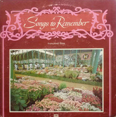 SONGS TO REMEMBER - HINDI VINYL LP
