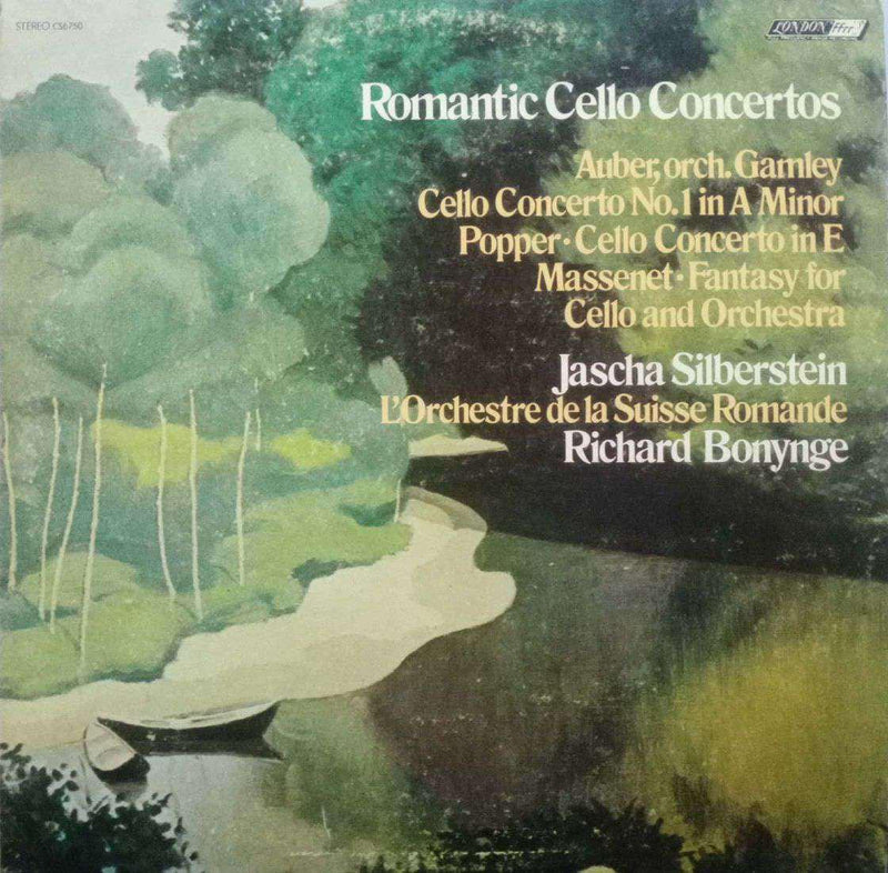 Romantic Cello Concertos — LP vinyl record cover