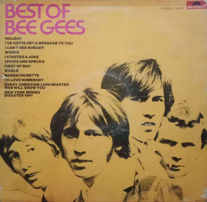 Best Of Bee Gees — LP vinyl record cover