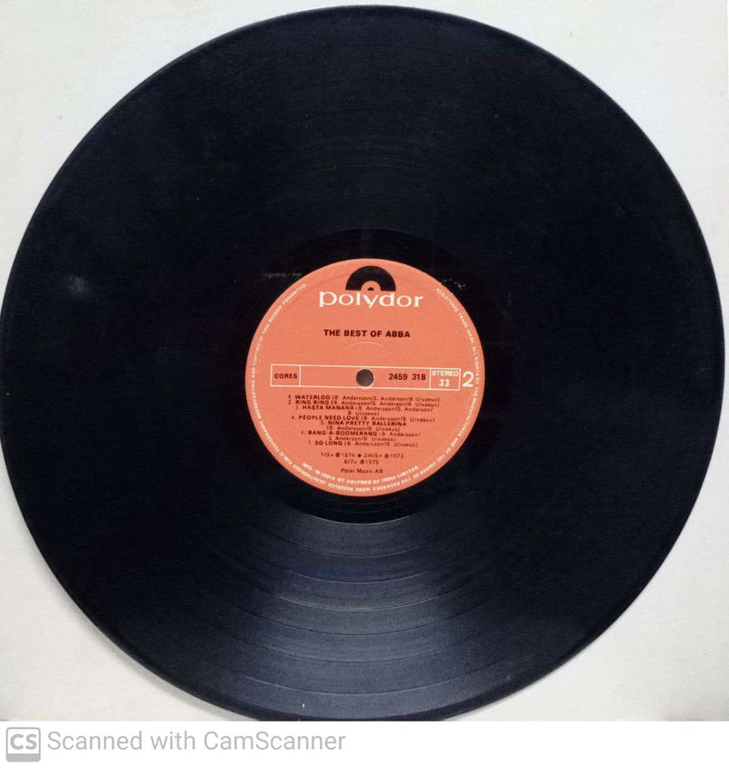 No Sleeve by The Best Of Abba — LP vinyl record cover