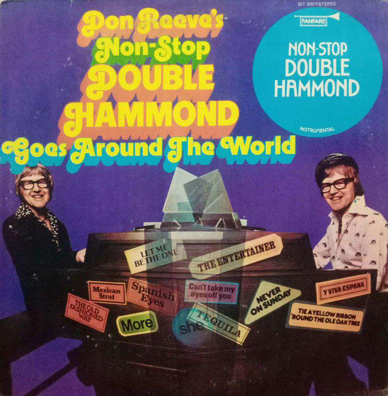 Non Stop Double Hammond — LP vinyl record cover