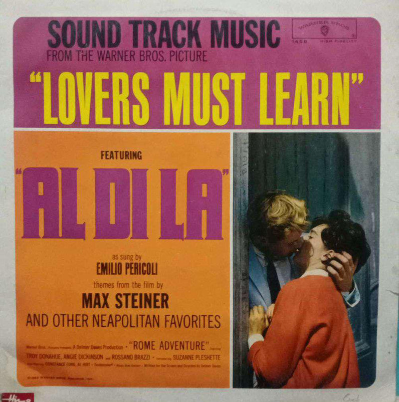 Lovers Must Learn — LP vinyl record cover