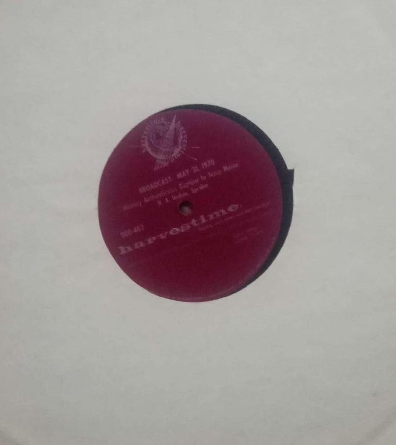 The Importance Of Hearing The Word Of God And History Authenticates Baptism In Jesus Name — LP vinyl record cover