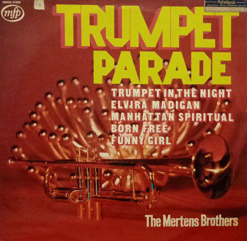 Trupet Parade The Mertens Brothers — LP vinyl record cover