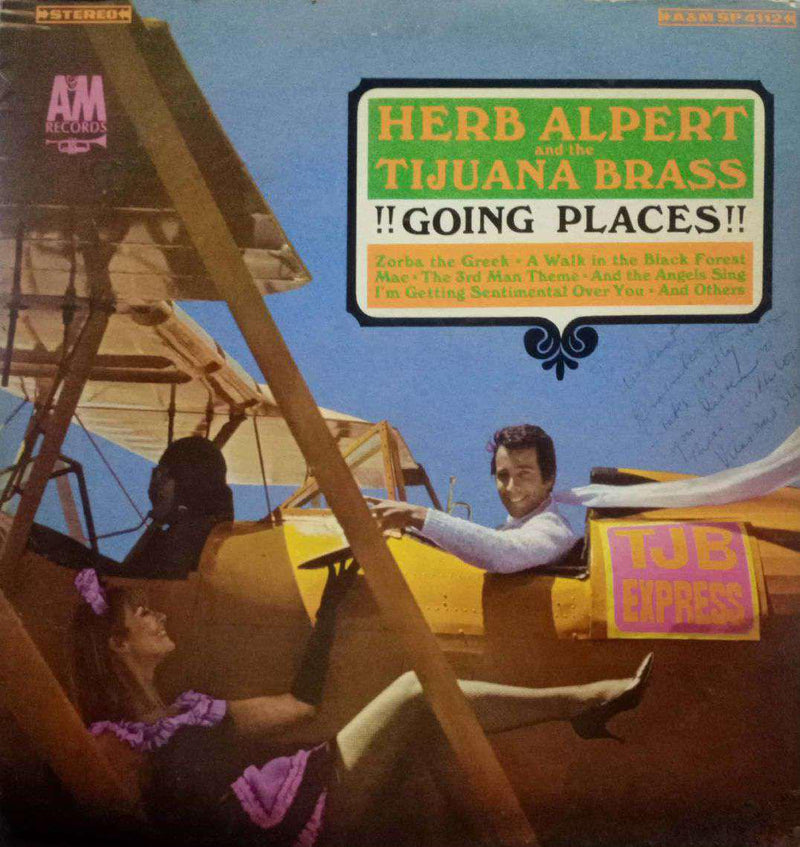 Herb Alpert And The Going Places — LP vinyl record cover