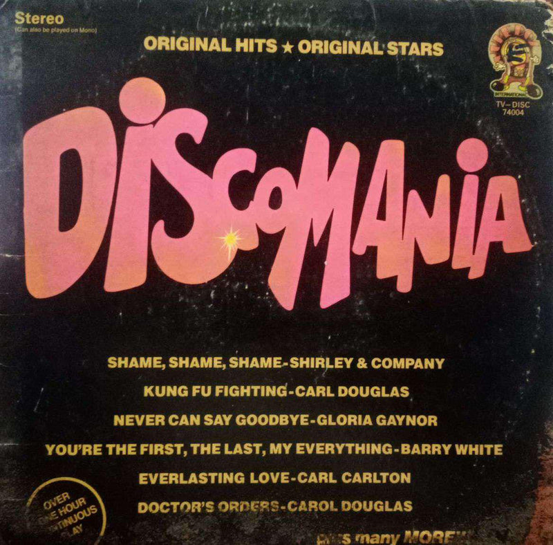 Discomania — disco LP vinyl record cover