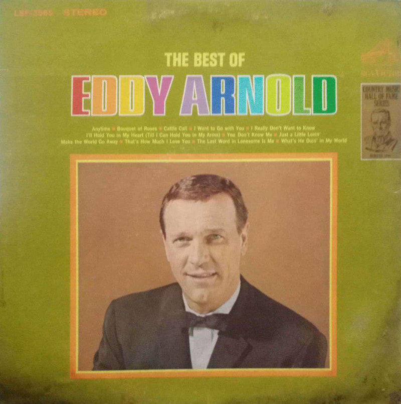 The Best Of Eddy Arnold — LP vinyl record cover