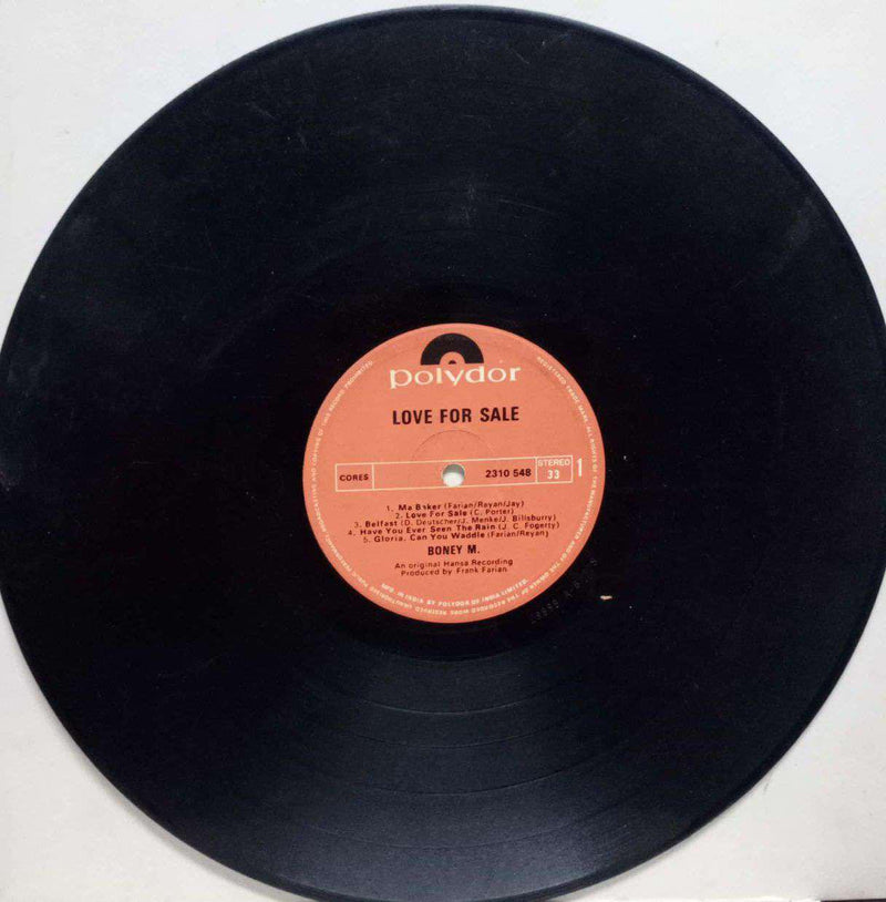 Boney M Love For Sale — LP vinyl record cover