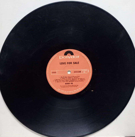 BONEY M LOVE FOR SALE - ENGLISH VINYL LP