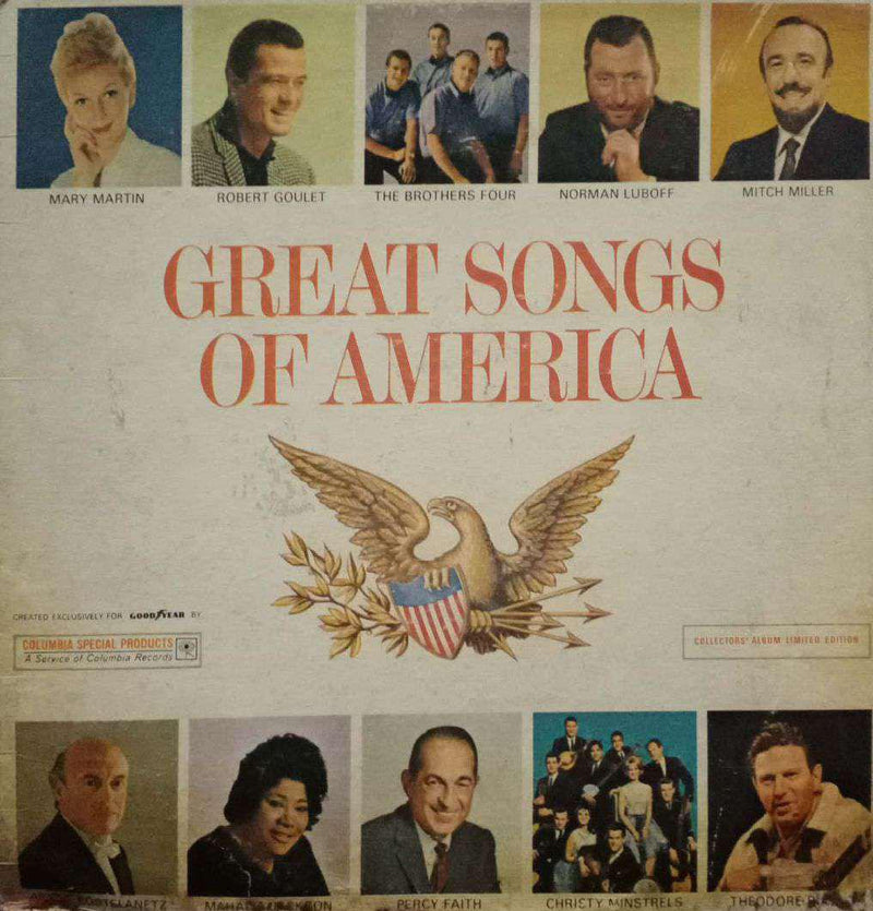 Great Songs Of America — LP vinyl record cover