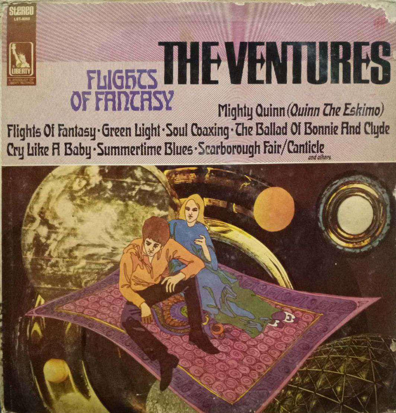 The Ventures Flights Of Fantasy — LP vinyl record cover