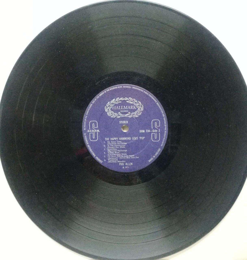 The Happy Hammond Goes 'Pop' — pop LP vinyl record cover