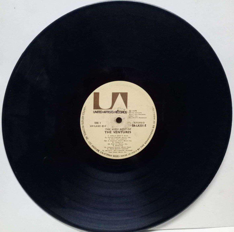 The Very Best Of The Ventures — LP vinyl record cover
