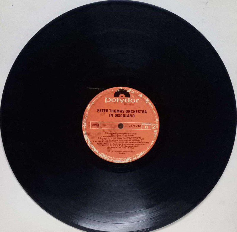 Peter Thomas Orchestra In Discoland — disco LP vinyl record cover