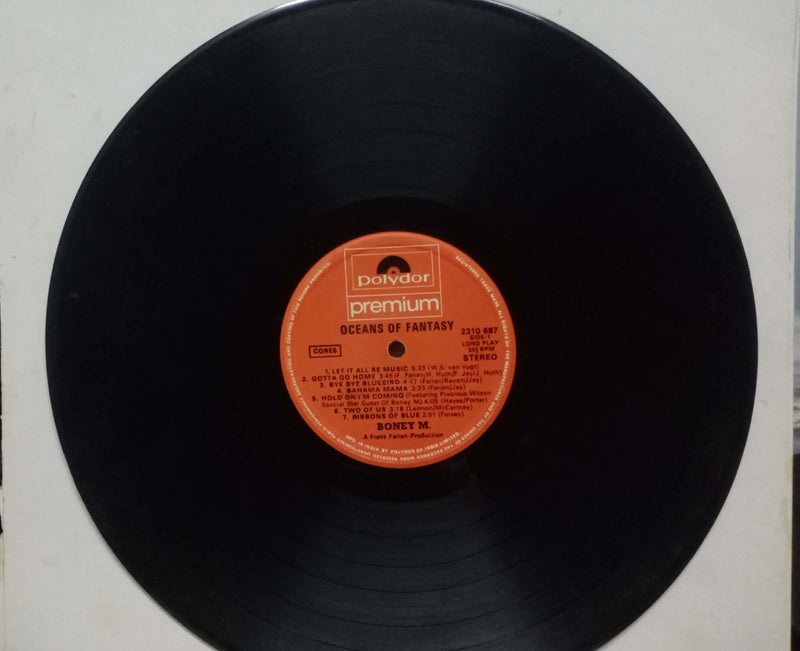 Oceans Of Fantasy Boney M — LP vinyl record cover