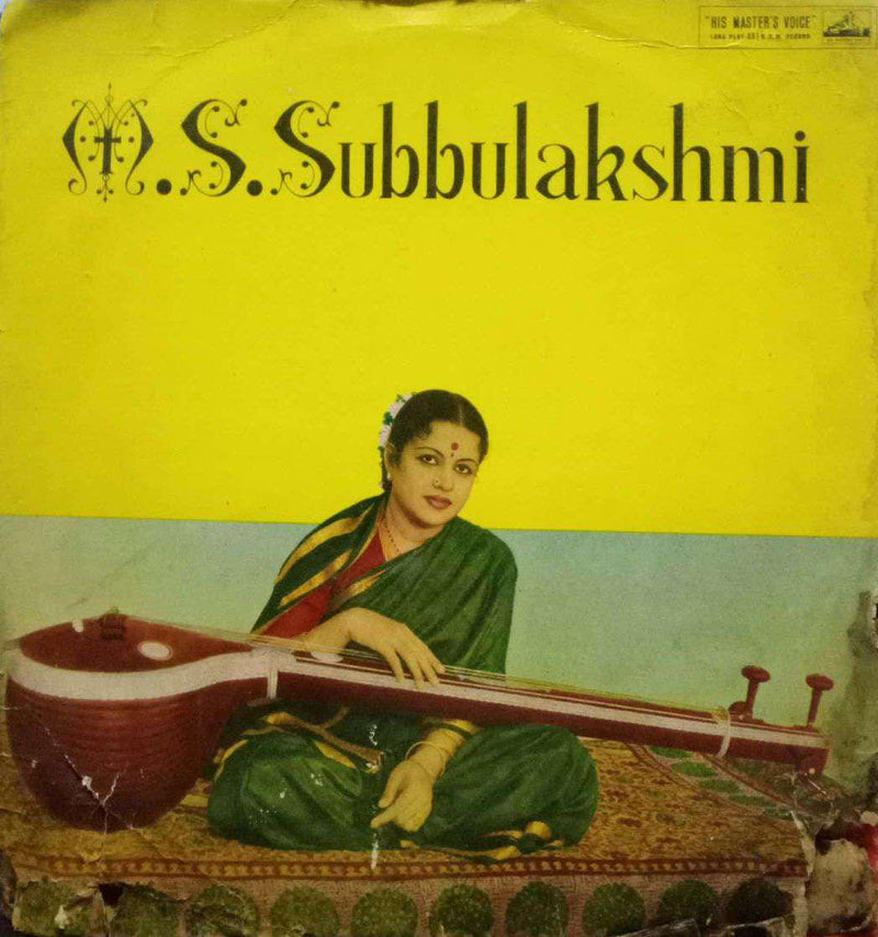 M S Subbulakshmi — Tamil LP vinyl record cover